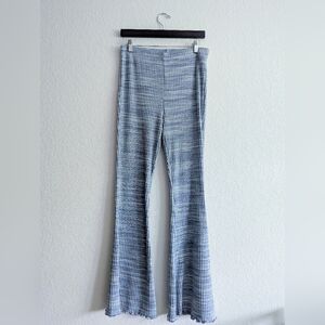 American Eagle Ribbed Blue Flare Leggings